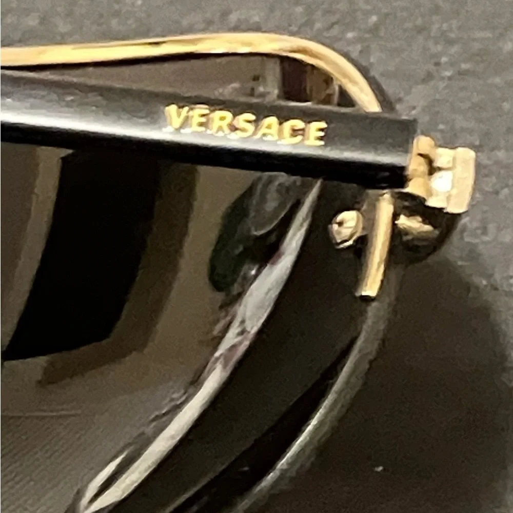 Rare Versace 2117 1221/7D Women's Wrap Sunglasses, Made in Italy